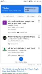 google tìm kiếm việc làm