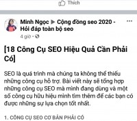 18 công cụ SEO hiệu quả