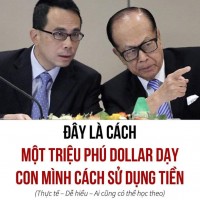 Cách tỷ phú dạy con