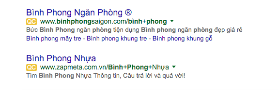 them ky tu dac biet trong adword