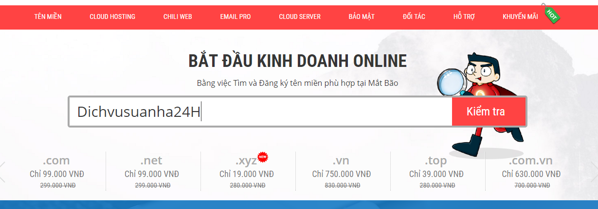 Mua tên miền ở đâu